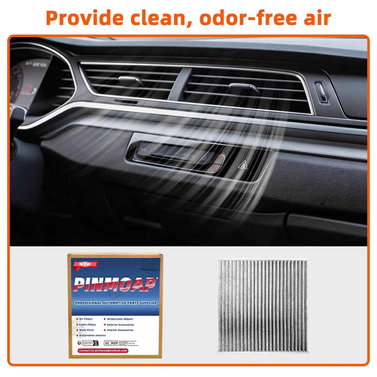 Replacement Cabin Air Filter for Honda Vehicles - 3