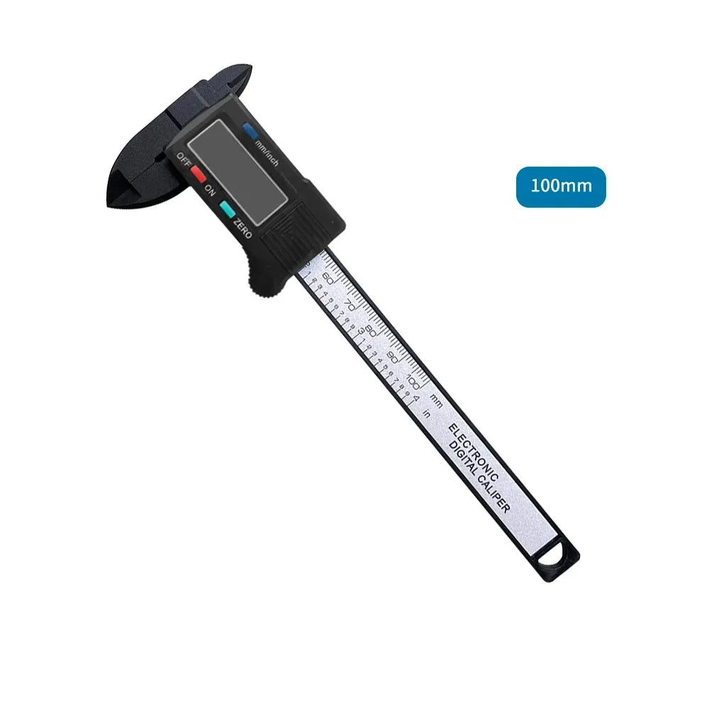 Digital Caliper Measuring Tool Carbon Fiber Vernier Gauge Micrometer - 22