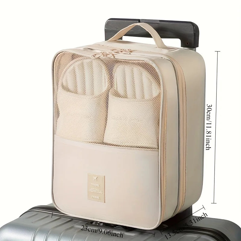 3-Pair Travel Shoe Organizer Bag for Suitcases - 6