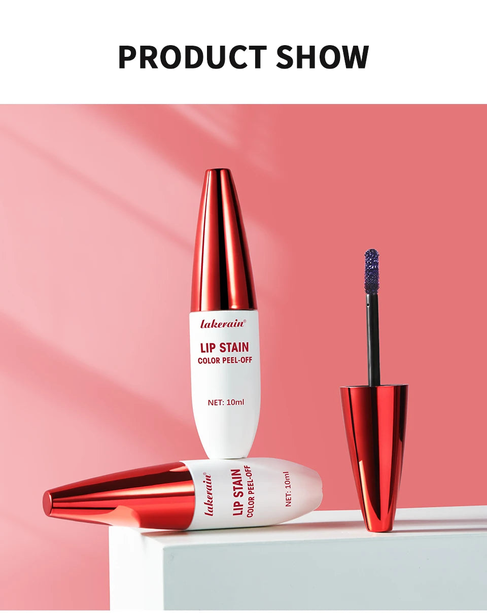 Waterproof Peel-Off Matte Lip Stain Tint - 14