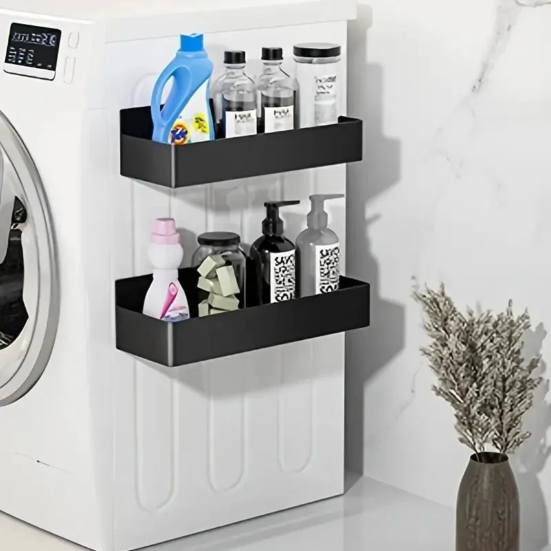 Magnetic Refrigerator Side Storage Rack for Kitchen and Laundry - 10