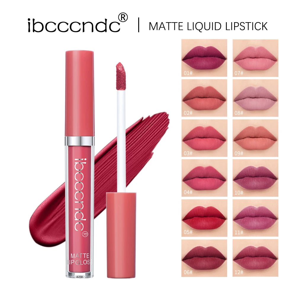 Waterproof Matte Liquid Lipstick Long-Lasting Lip Gloss