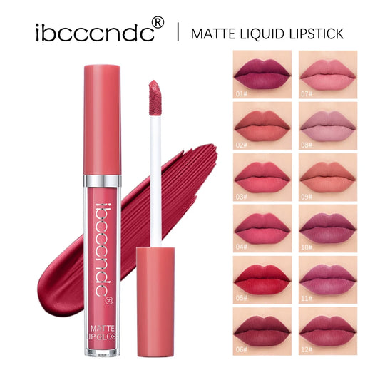 Waterproof Matte Liquid Lipstick Long-Lasting Lip Gloss