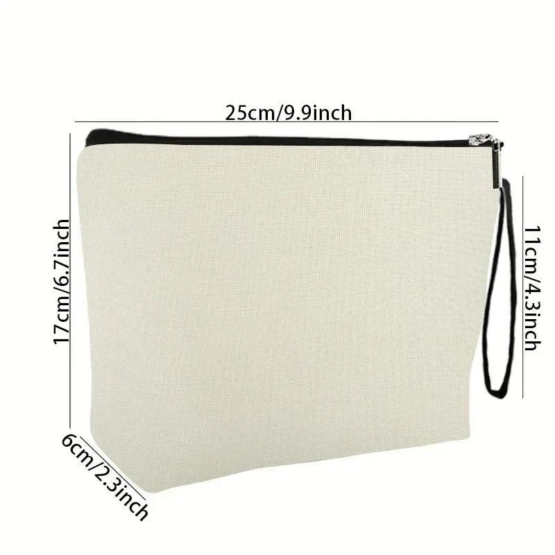 Zippered Love Print Cosmetic Pouch for Travel - 2