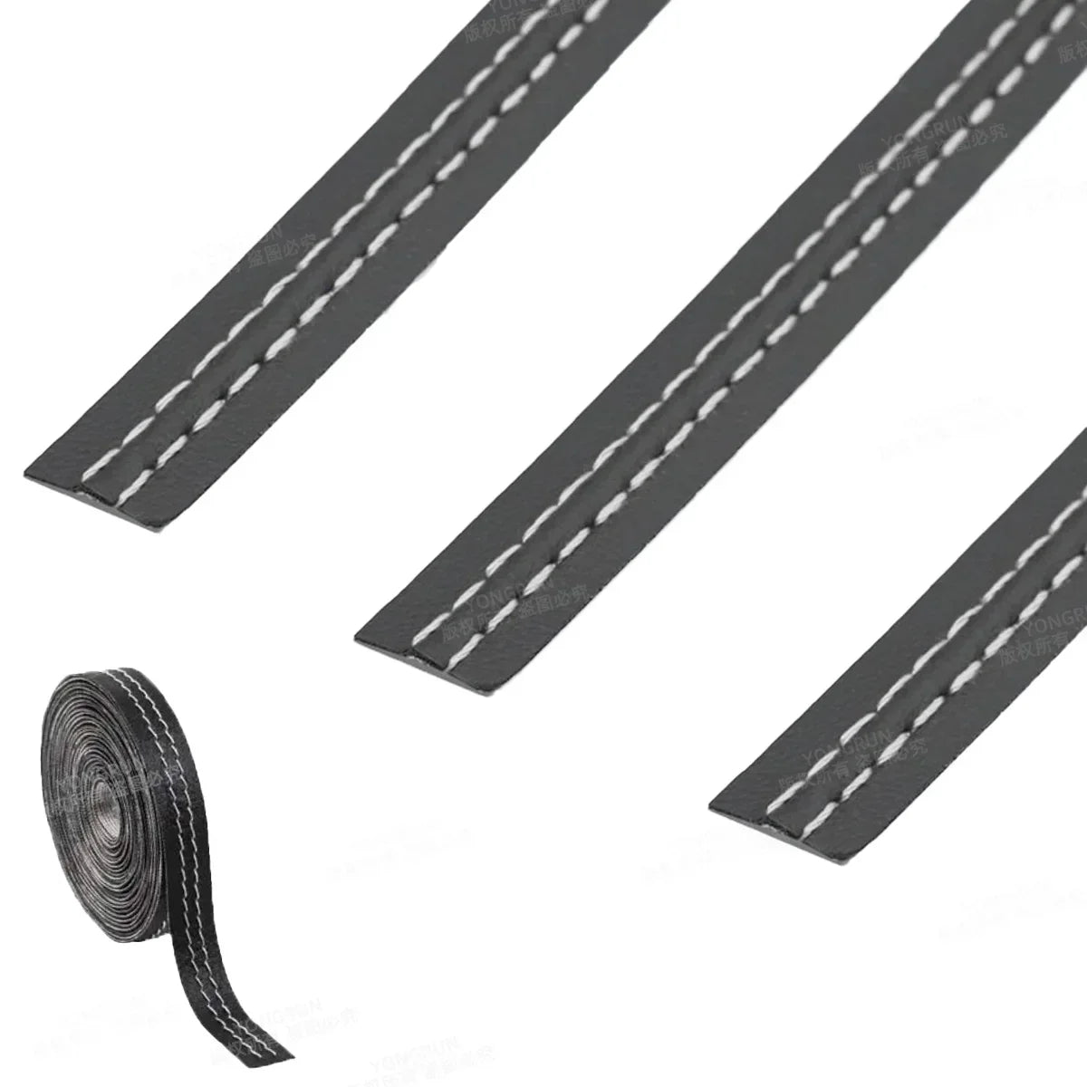 Self-Adhesive Car Interior Leather Trim Decor Strip