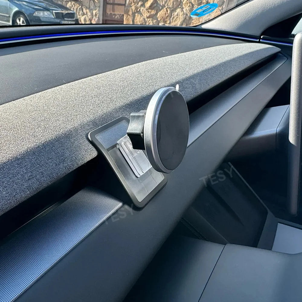 Wooden Gravity Car Phone Holder for Tesla Model 3 and Model Y - 14
