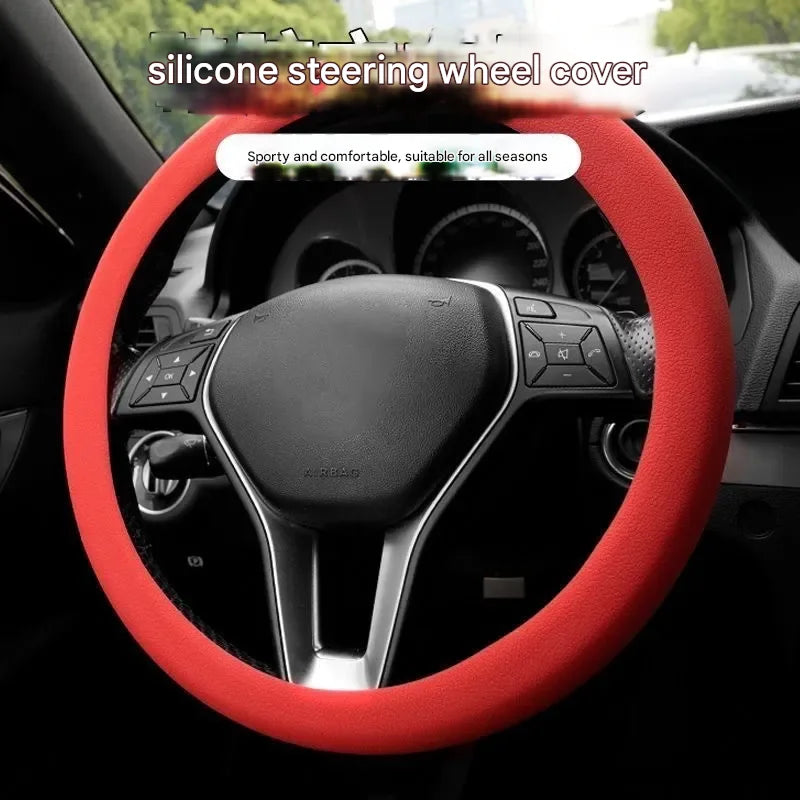 Universal Non-Slip Silicone Steering Wheel Cover
