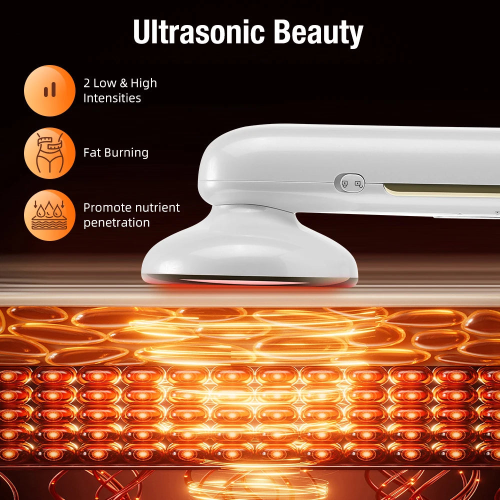 EMS Ultrasound Body Slimming and Facial Lifting Massager