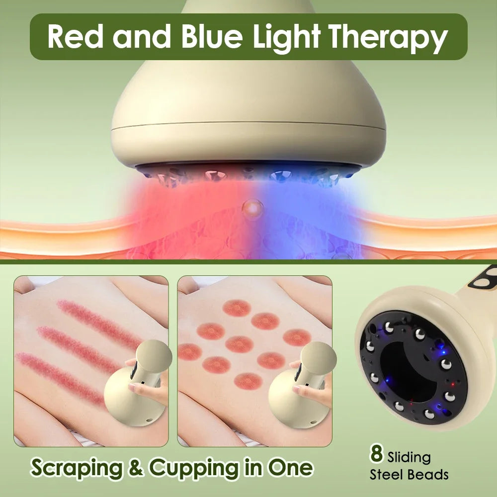 Electric Cupping and Gua Sha Massage Tool for Body Pain Relief - 3