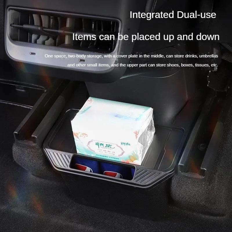 Rear Center Console Storage Organizer for Model Y