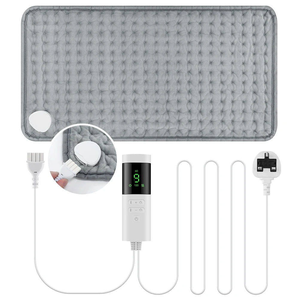 Electric Heating Pad for Back Neck and Shoulder Pain Relief - 16