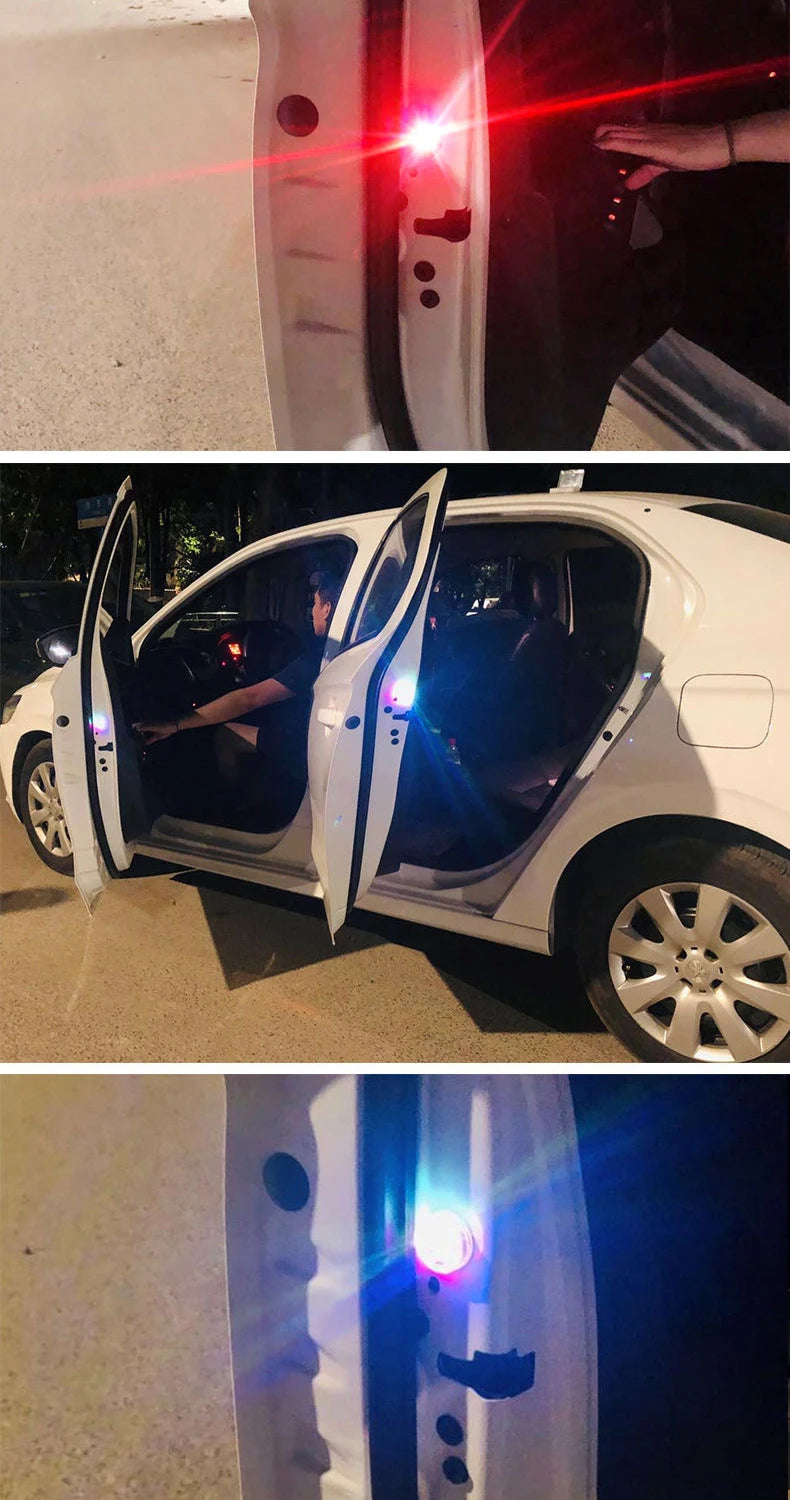 Wireless LED Car Door Anti-Collision Warning Light