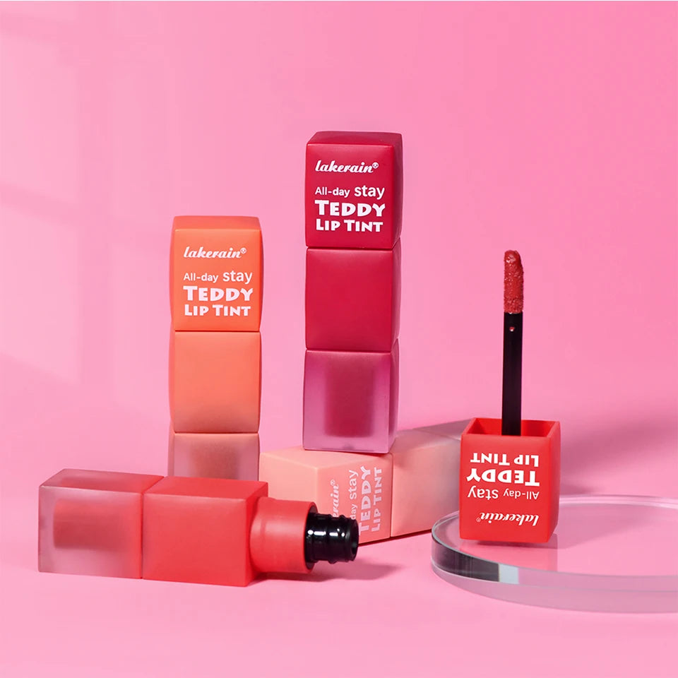 Waterproof Long-Lasting Matte Teddy Lip Tint - 19