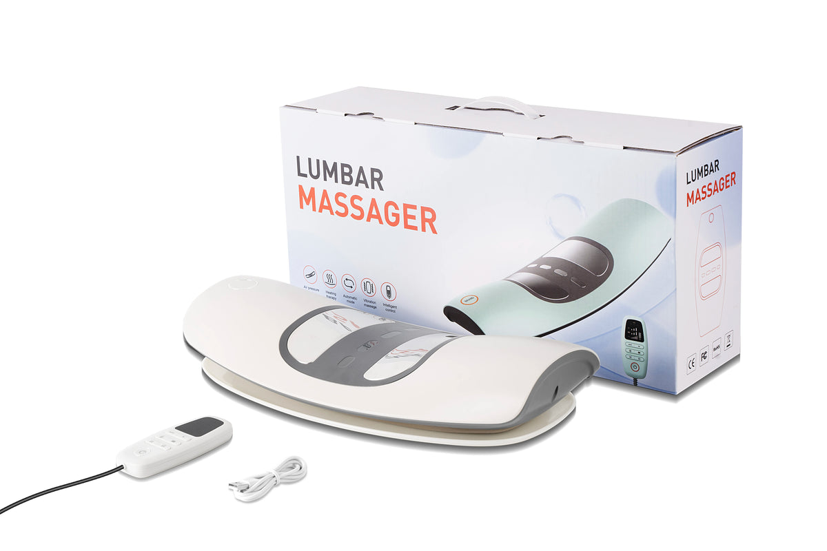 Electric Lumbar Traction Massager for Lower Back Pain Relief