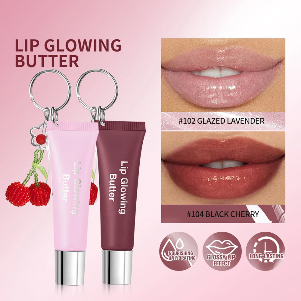 Moisturizing Lip Gloss with Keychain