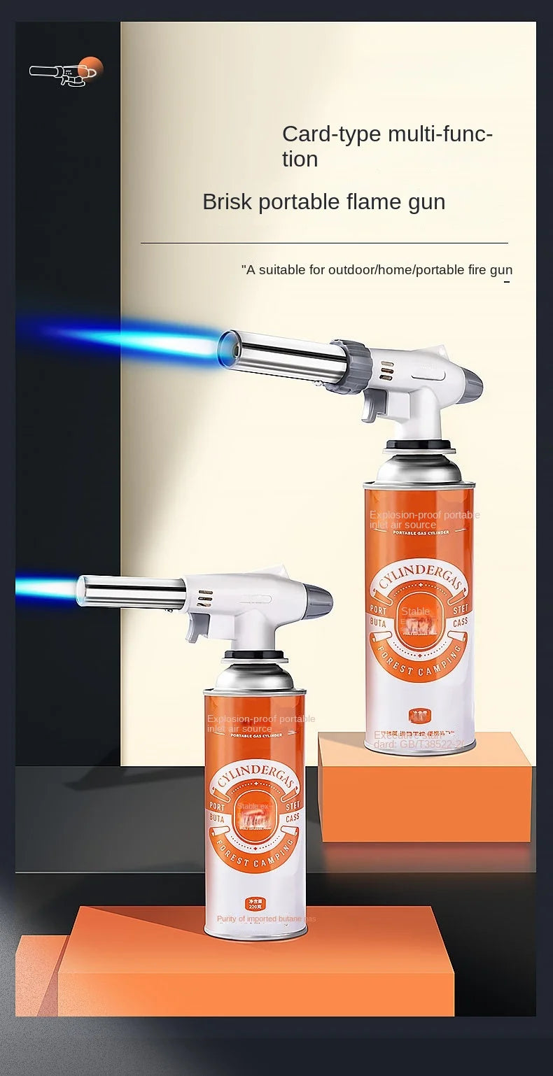Adjustable Butane Culinary Torch for Camping and Cooking - 7