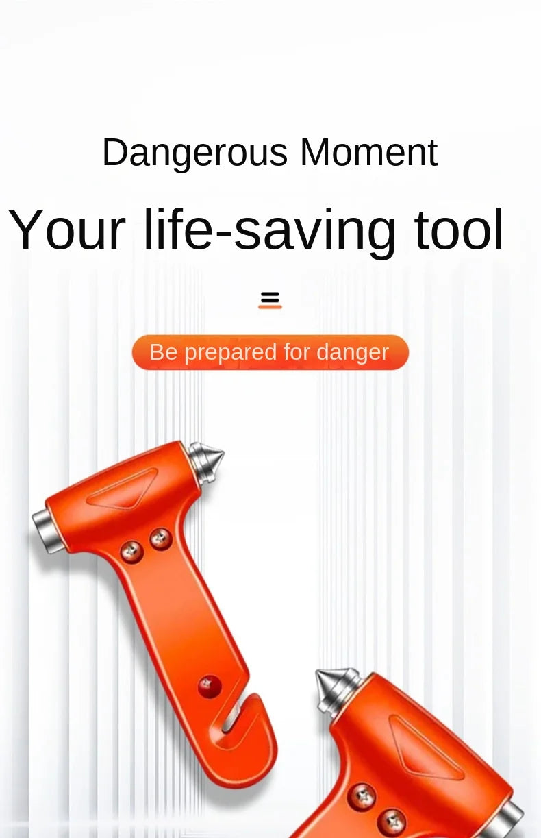 2-in-1 Car Emergency Safety Hammer and Seat Belt Cutter - 10