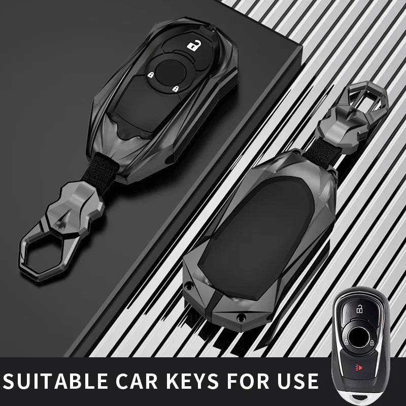 Protective Galvanized Alloy Key Fob Cover for Buick