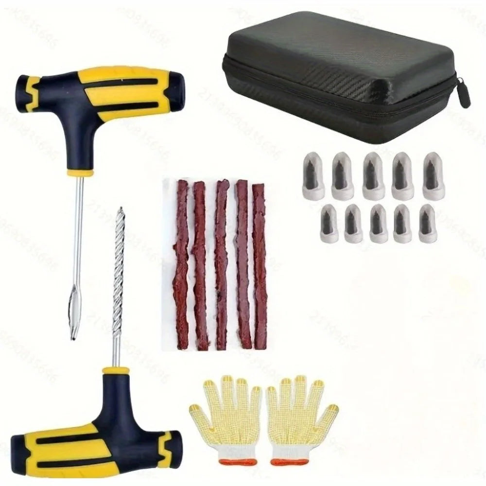 Emergency Universal Tire Repair Tool Kit - 16