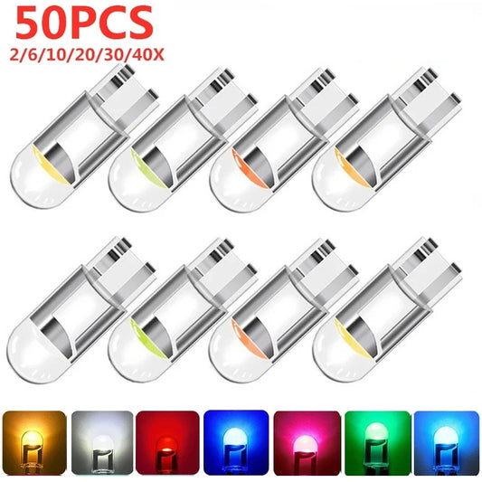 Universal T10 W5W LED Interior and Exterior Car Light Bulbs