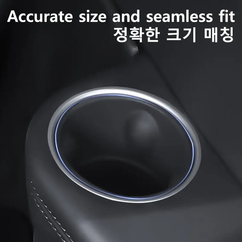 3rd Row Silicone Cup Holder Inserts for Model Y L - 6