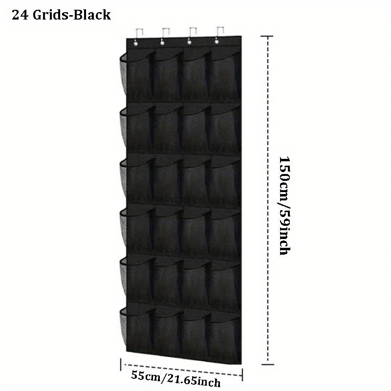 Over-the-Door Hanging Shoe and Accessory Organizer