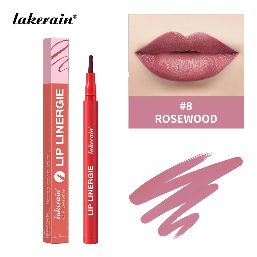 Waterproof Long-Lasting Felt-Tip Lip Liner Stain - 37