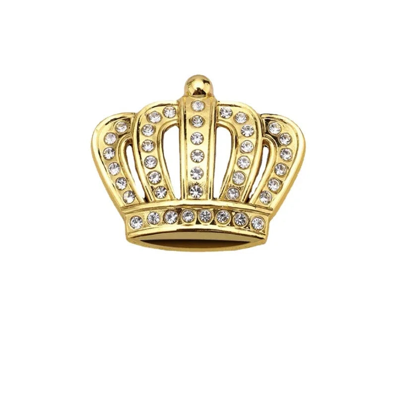 Decorative Crystal Crown Car Emblem Sticker - 5