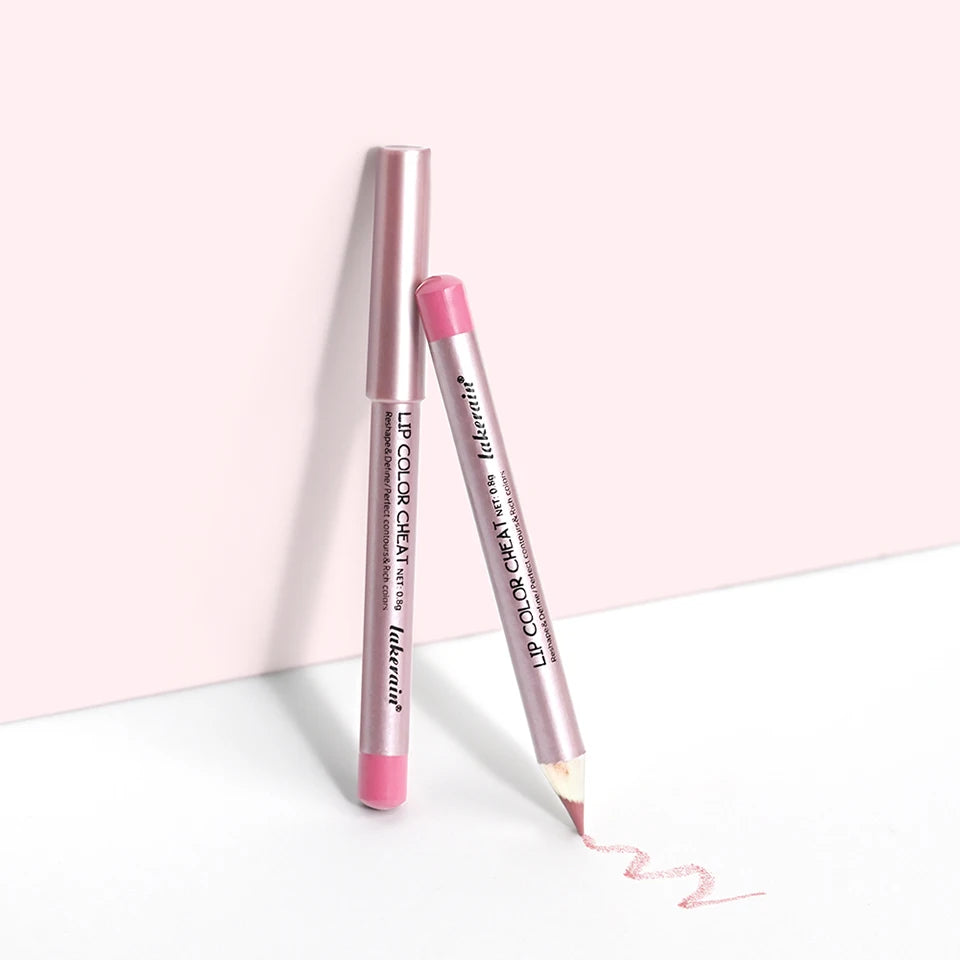 Waterproof Matte Lip Liner Pencil Set - 19