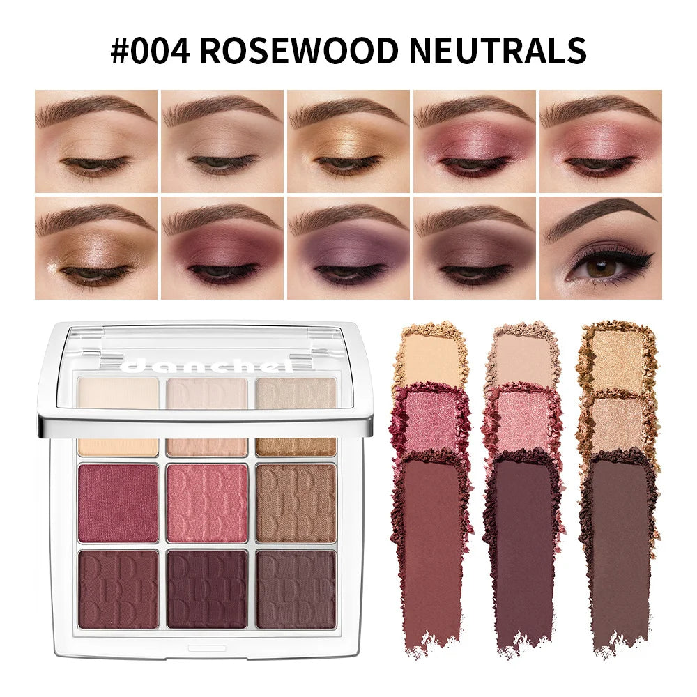 9-Shade Pigmented Eyeshadow Palette for Versatile Makeup Looks - 21