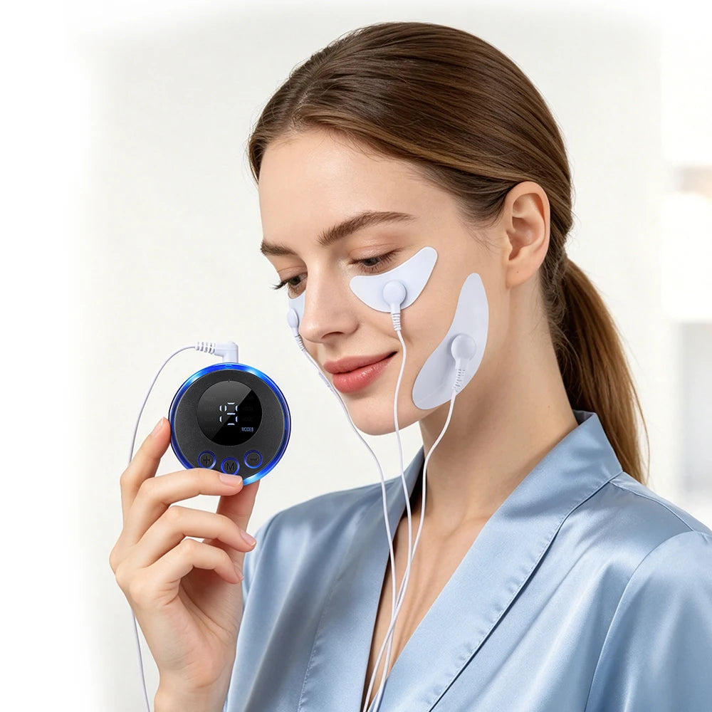 Electric Facial and Eye Massager for Skin Tightening