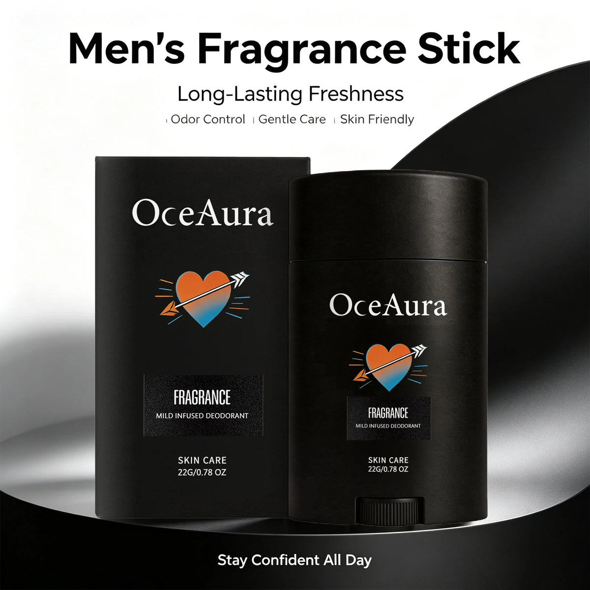 Long-Lasting Solid Deodorant Stick for Men