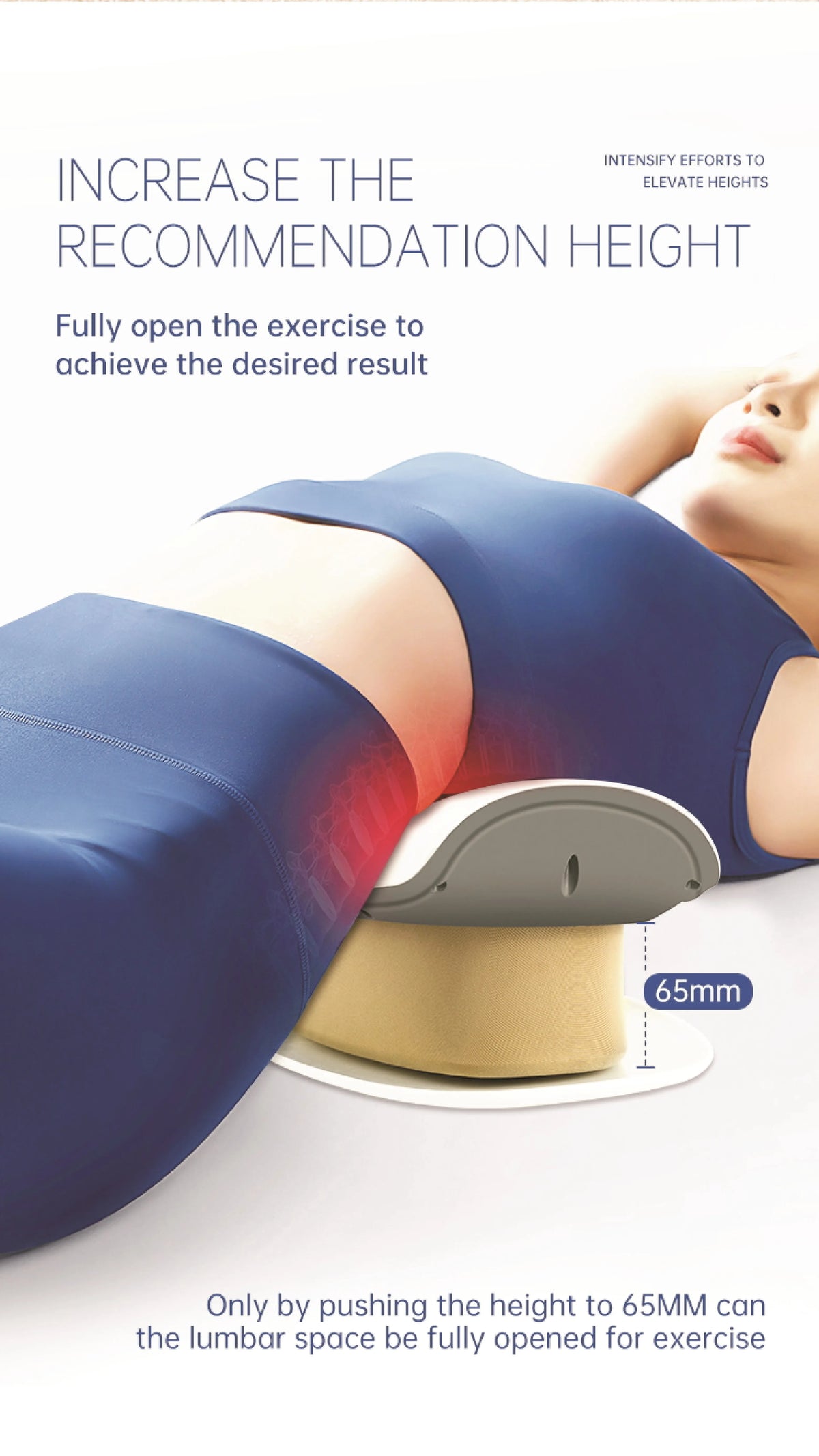 Electric Lumbar Traction Massager for Lower Back Pain Relief