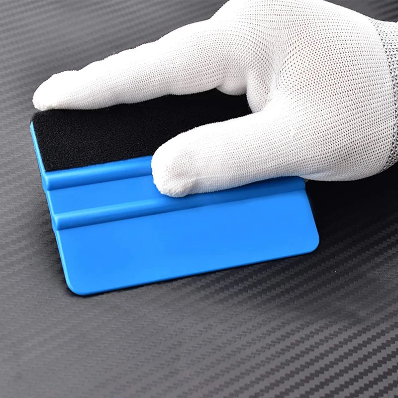 Vinyl Wrap Squeegee Tool with Felt Edge for Car Decals and Window Tint