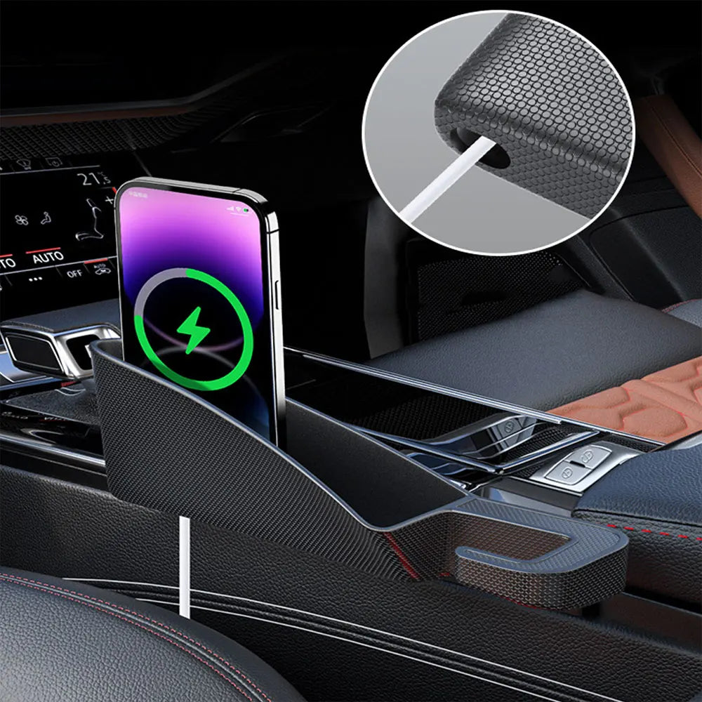 Universal Car Seat Gap Storage Organizer with Cup Holder