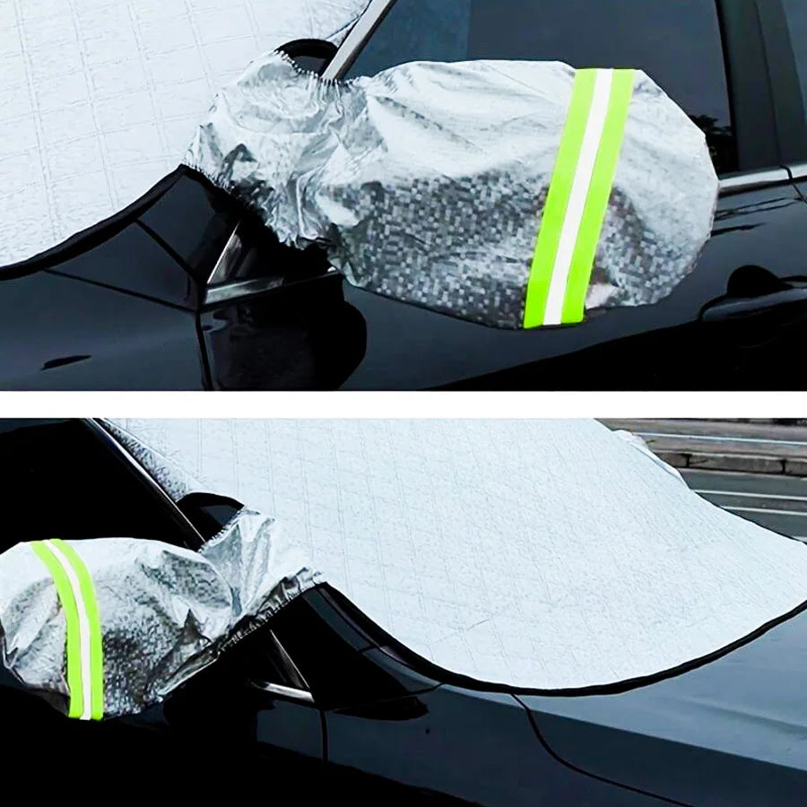 All-Weather Winter Windshield Snow Cover for SUVs and Sedans - 2
