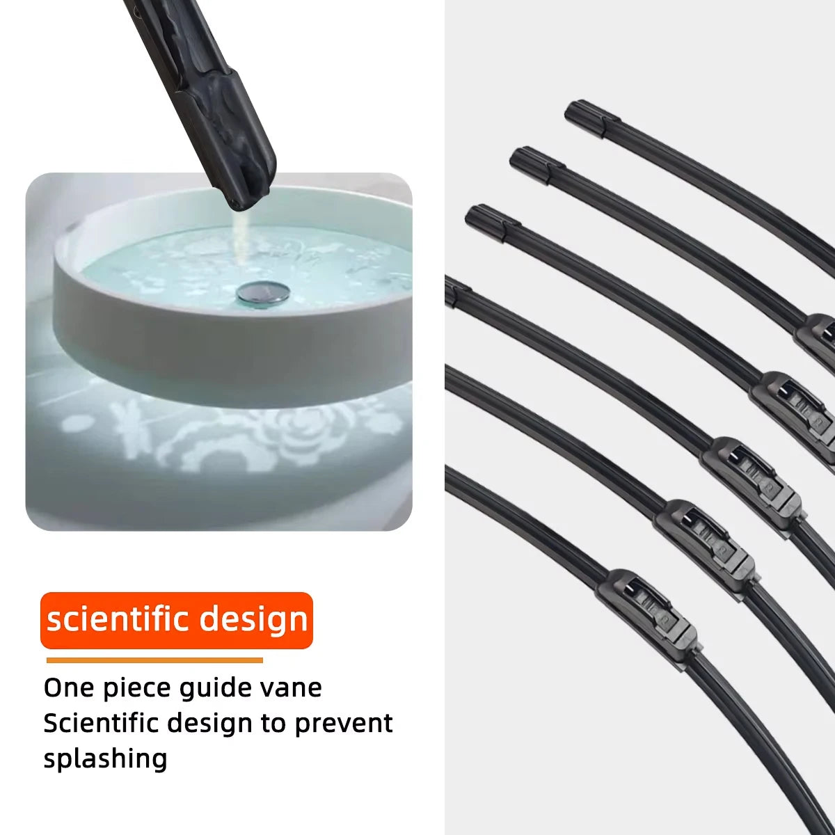 Universal Frameless J-Hook Car Windshield Wiper Blade