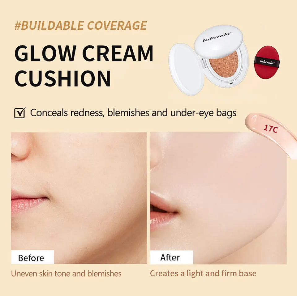 Hydrating Glow Cushion Foundation for Radiant Skin