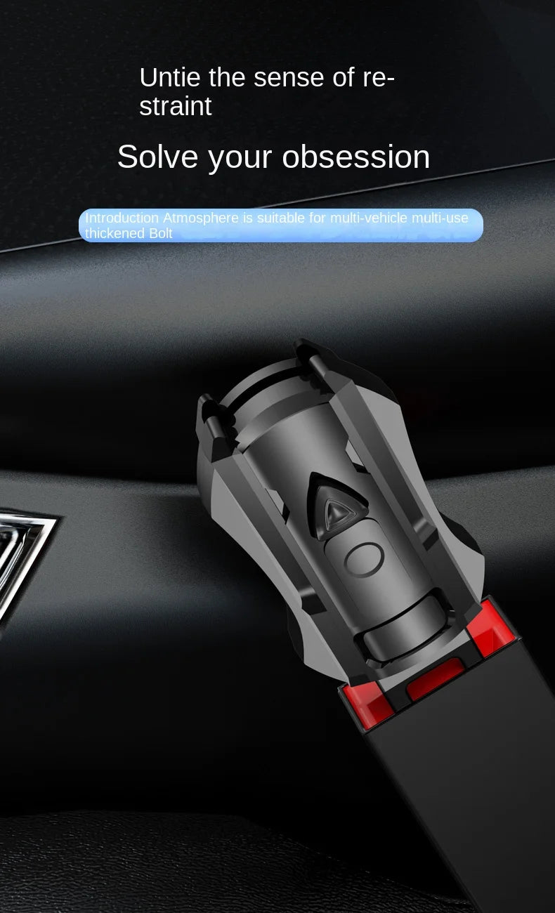 Universal Car Seat Belt Extender and Lock Buckle