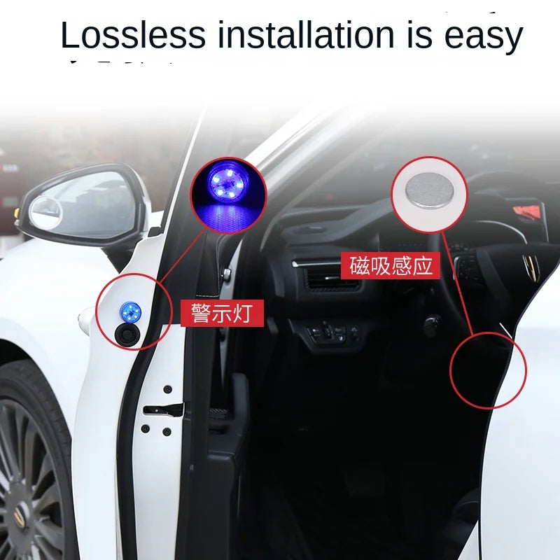 Wireless LED Car Door Anti-Collision Warning Light