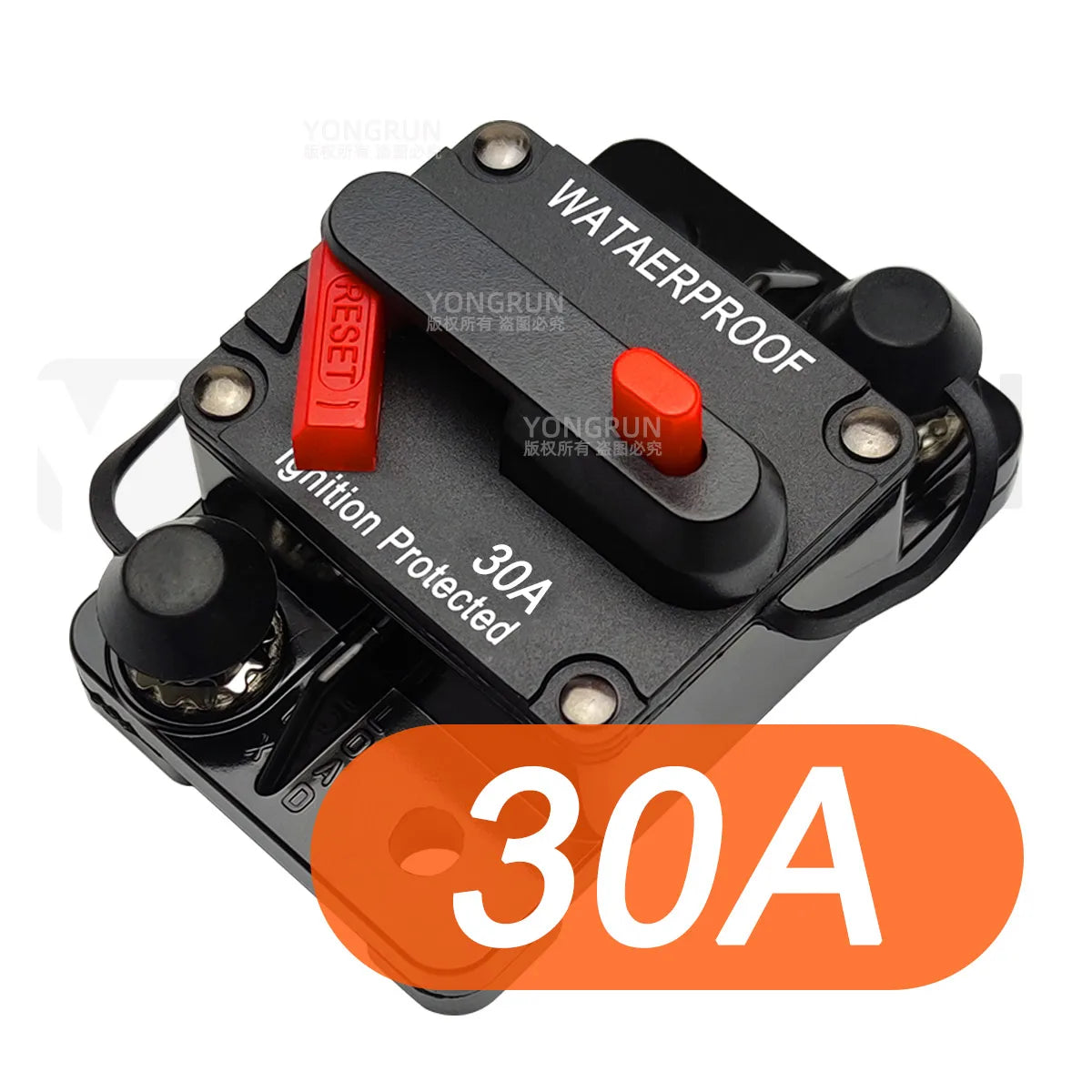 Manual Reset Waterproof Circuit Breaker for Automotive Audio - 27