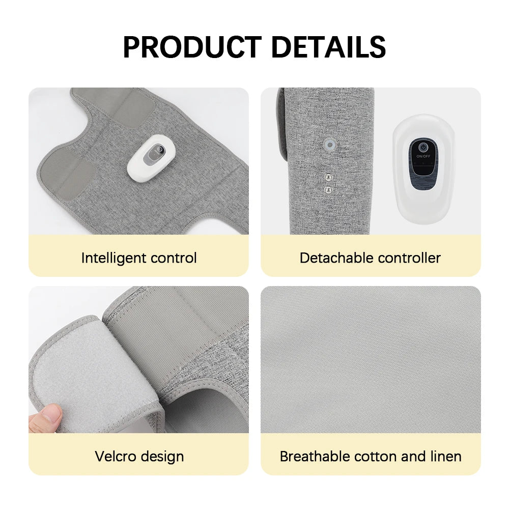 Wireless Air Compression Leg and Calf Massager for Muscle Recovery
