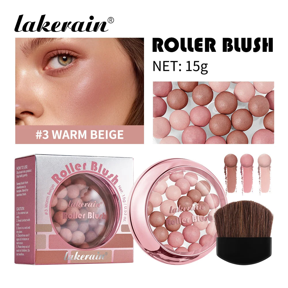 Long-Lasting Shimmering Spherical Powder Blush - 21