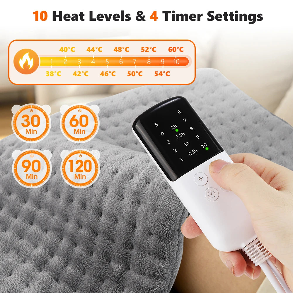 Electric Heating Pad for Back Pain and Muscle Relief - 8