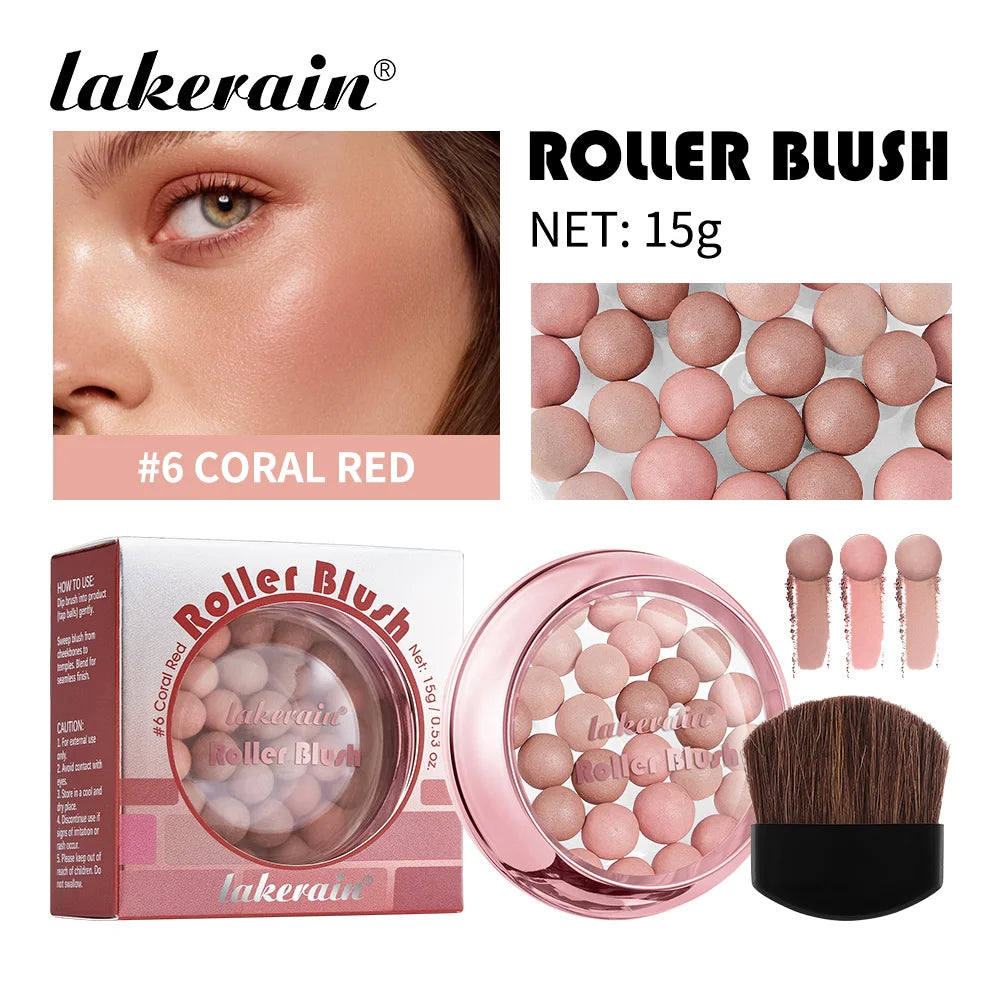 Long-Lasting Shimmering Spherical Powder Blush - 23