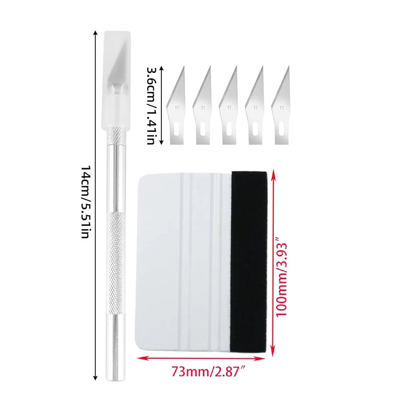 Professional Vinyl Wrap and Window Tinting Application Tool Kit