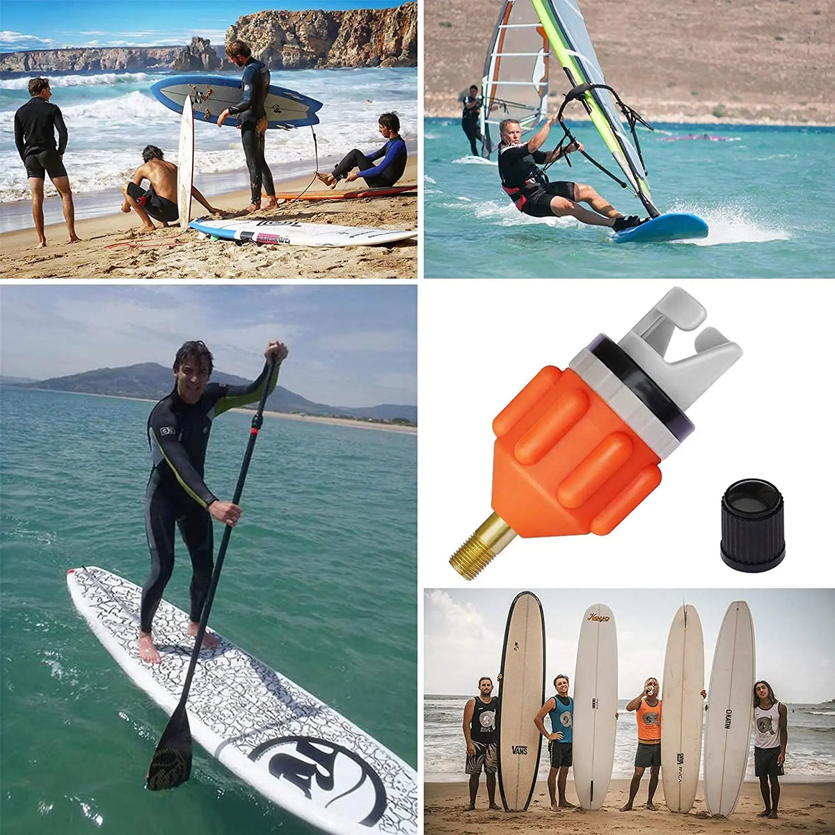 Universal Air Valve Adapter for SUP Boards and Inflatable Boats