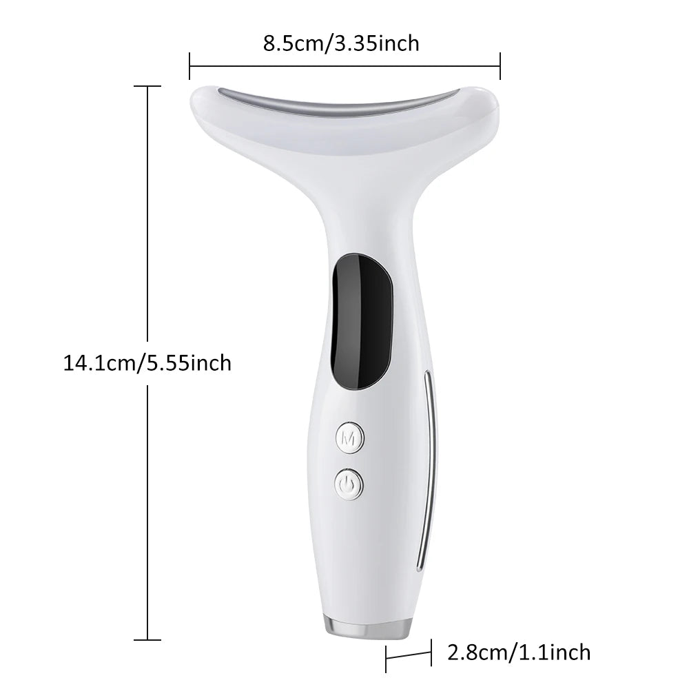 7-Color LED Neck and Face Lifting Beauty Device - 11