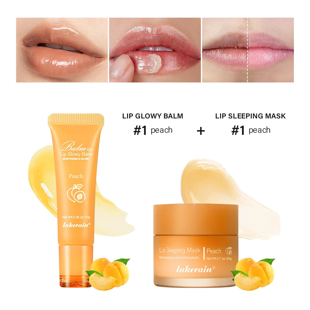 Moisturizing Lip Balm and Overnight Sleeping Mask Set - 19