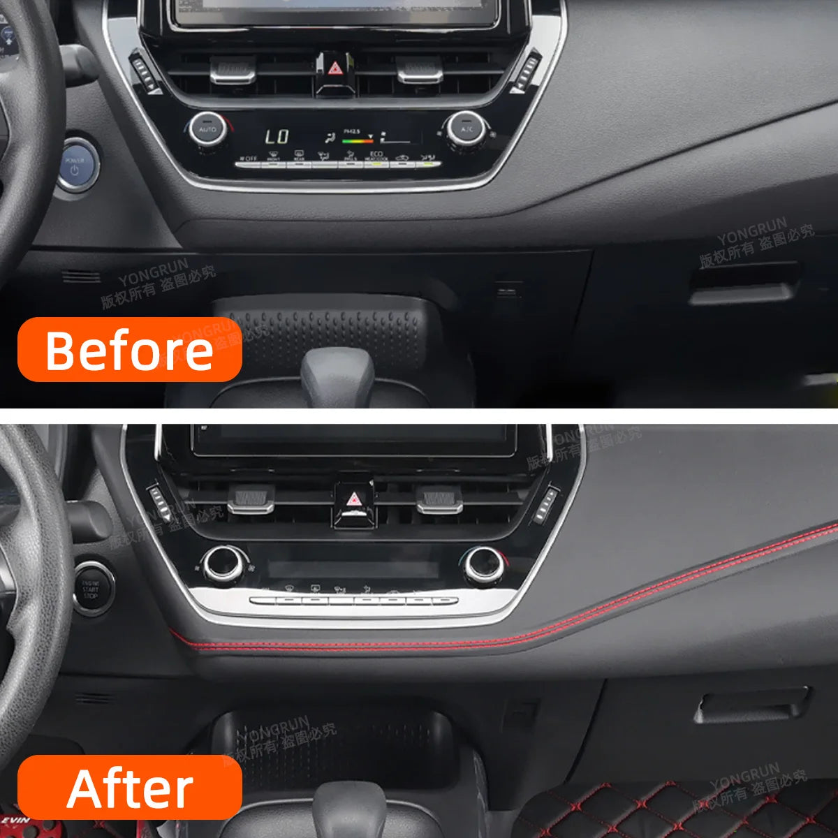Self-Adhesive Car Interior Dashboard Decorative Trim Strip